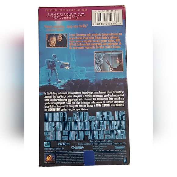 The Abyss Twentieth Century Fox VHS - Picture 4 of 4